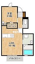 福岡県みやま市瀬高町下庄2221-1（賃貸アパート1LDK・1階・37.99㎡） その2