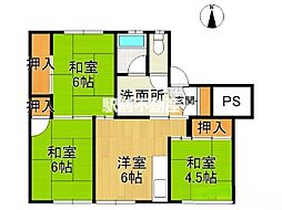 サンコーポラス柳川2 3DKの間取図画像