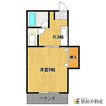 コーポ塚本 301 ｜ 福岡県みやま市瀬高町長田2942-5（賃貸マンション1K・2階・25.60㎡） その2