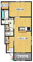 福岡県筑後市大字野町805-5（賃貸アパート1LDK・1階・52.38㎡） その2