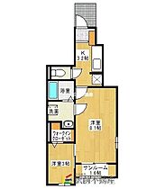 福岡県八女市本町2-91-1（賃貸アパート2K・1階・36.96㎡） その2