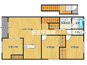 Lbloom馬場　B 201 ｜ 福岡県八女市馬場213-2（賃貸アパート3LDK・2階・75.45㎡） その2