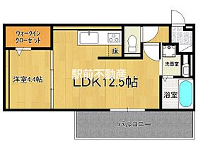 Daiwa Suite III 106 ｜ 福岡県八女市室岡219-2（賃貸アパート1LDK・1階・41.85㎡） その2