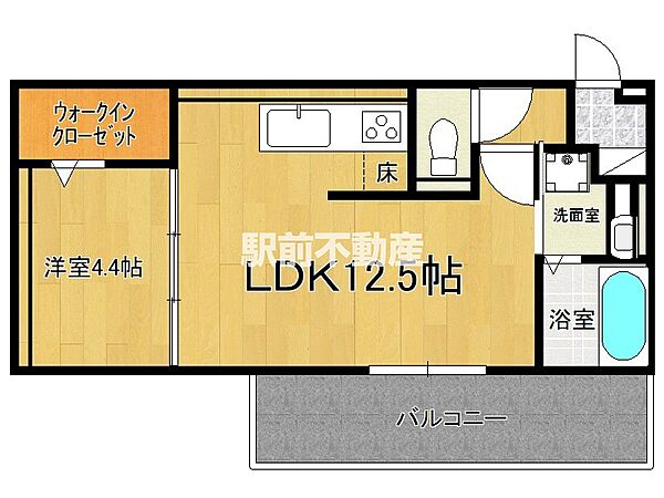 Daiwa Suite III 206｜福岡県八女市室岡(賃貸アパート1LDK・2階・41.85㎡)の写真 その2