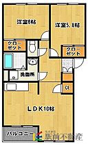 リバティIII 101 ｜ 福岡県三潴郡大木町大字大角145-1（賃貸アパート2LDK・1階・51.81㎡） その2