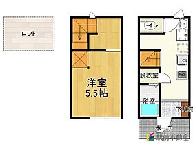 ディオレガーメB棟 3 ｜ 福岡県筑後市大字前津1750-3（賃貸アパート1DK・2階・29.80㎡） その2