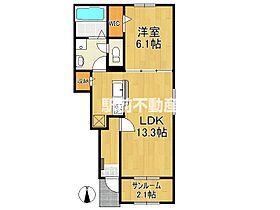 グレイス・アンジュ 103 ｜ 福岡県八女市前古賀216-1（賃貸アパート1LDK・1階・50.01㎡） その2