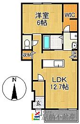 間取図画像 1LDK