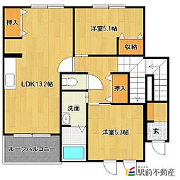 グレーシア・K 2LDKの間取図画像