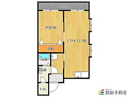ラブラドール 1LDKの間取図画像