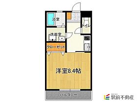 リトルカメリア 102 ｜ 福岡県大川市大字津15-1（賃貸アパート1K・1階・28.41㎡） その2