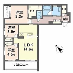 物件の間取り