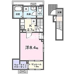 フラテッリ S 1Kの間取図画像