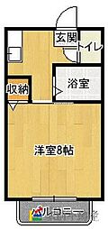 間取図画像 1K