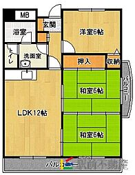 レスピーザ53 3LDKの間取図画像