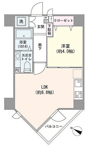 間取り 中銀高輪マンシオン 7階/-