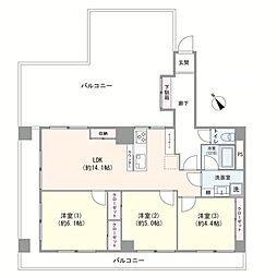 間取図画像 3LDK