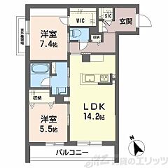 物件の間取り