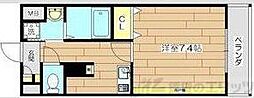 ベルエアー2 1Kの間取図画像