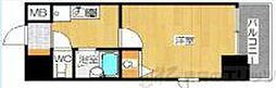 エスリード新大阪第5 1Kの間取図画像