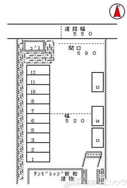 サンビレッヂ新和B棟 B棟103｜大阪府茨木市新和町(賃貸マンション3DK・1階・45.00㎡)の写真 その18