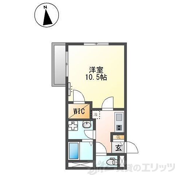 ラ・コリーナやまて千里 203｜大阪府吹田市山手町２丁目(賃貸マンション1K・2階・34.02㎡)の写真 その2