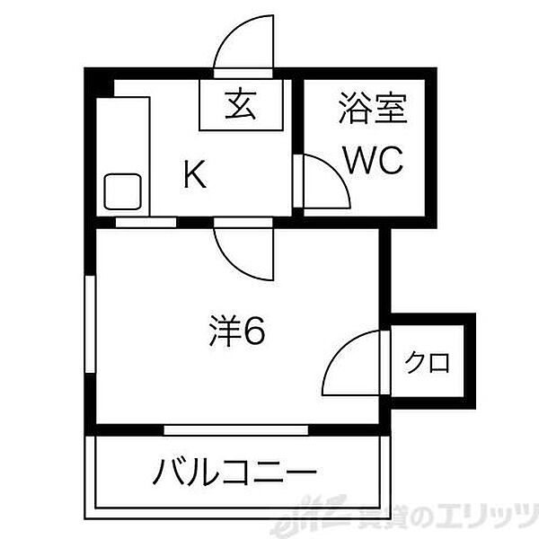 ヘブンズハイツ 202｜大阪府吹田市垂水町１丁目(賃貸マンション1K・2階・16.30㎡)の写真 その2