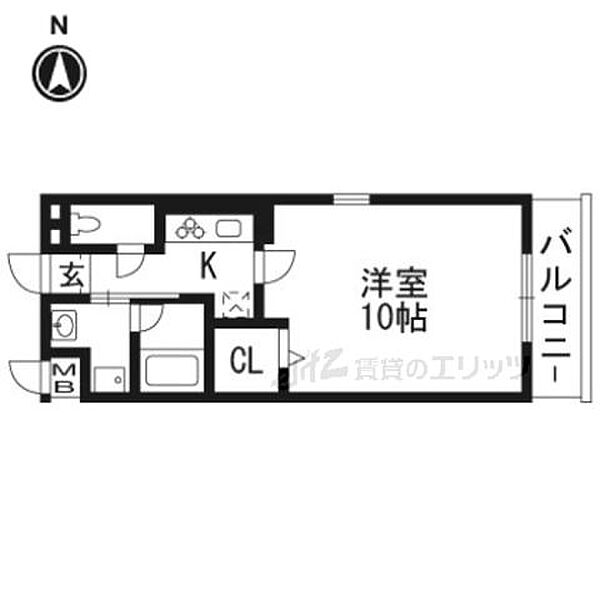 ミリアディたかつき 206｜大阪府高槻市芥川町３丁目(賃貸マンション1K・2階・30.22㎡)の写真 その2