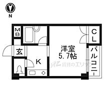 ハイツ富田 204 ｜ 大阪府高槻市富田町４丁目1-13（賃貸マンション1K・2階・19.06㎡） その2