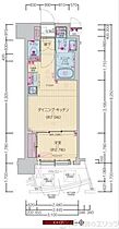 プレサンス江坂ベルフィーヌ 705 ｜ 大阪府吹田市垂水町１丁目57-16（賃貸マンション1DK・7階・25.40㎡） その2