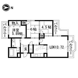 間取図画像 3LDK