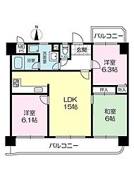 間取図画像 3LDK