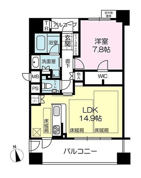 間取りを拡大表示