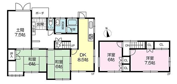 間取りを拡大表示