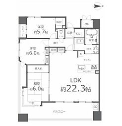 ノーブルシティ城下通り 3LDKの間取図画像