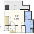 警固クレスタリア4階6.1万円