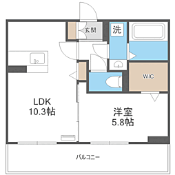 間取図画像 1LDK