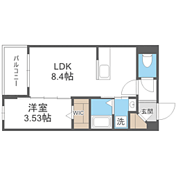間取図画像 1LDK
