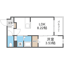 間取図画像 1LDK