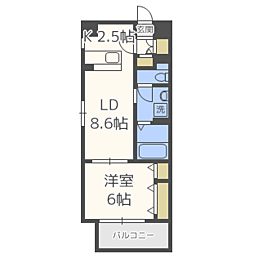 間取図画像 1LDK