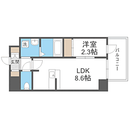 間取図画像 1LDK