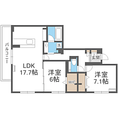 物件の間取り