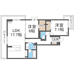 物件の間取り