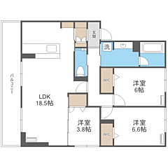 物件の間取り