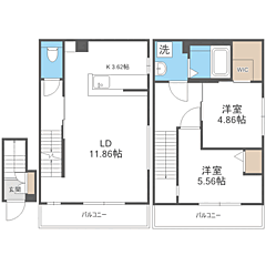 物件の間取り