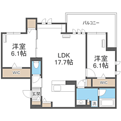 物件の間取り