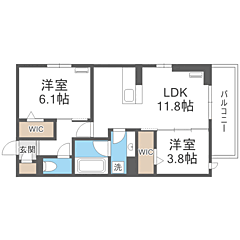 物件の間取り