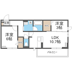 物件の間取り