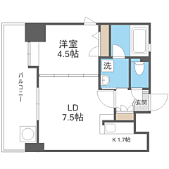 物件の間取り