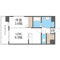 物件の間取り